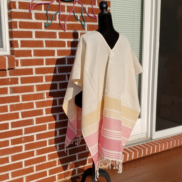 Tribe Alive Pull over/ poncho 100 % cotton - Picture 2 of 4